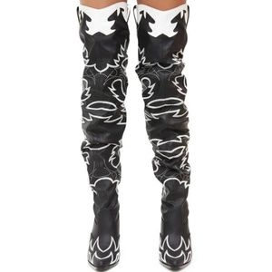 NWOB I DollsKill Knee-High Cowgirl Boots I 6.5